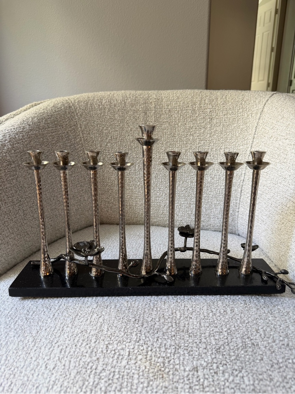 Michael Aram Black Orchid Menorah